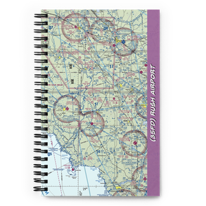 Rush Airport (35FD) VFR Sectional Notebook