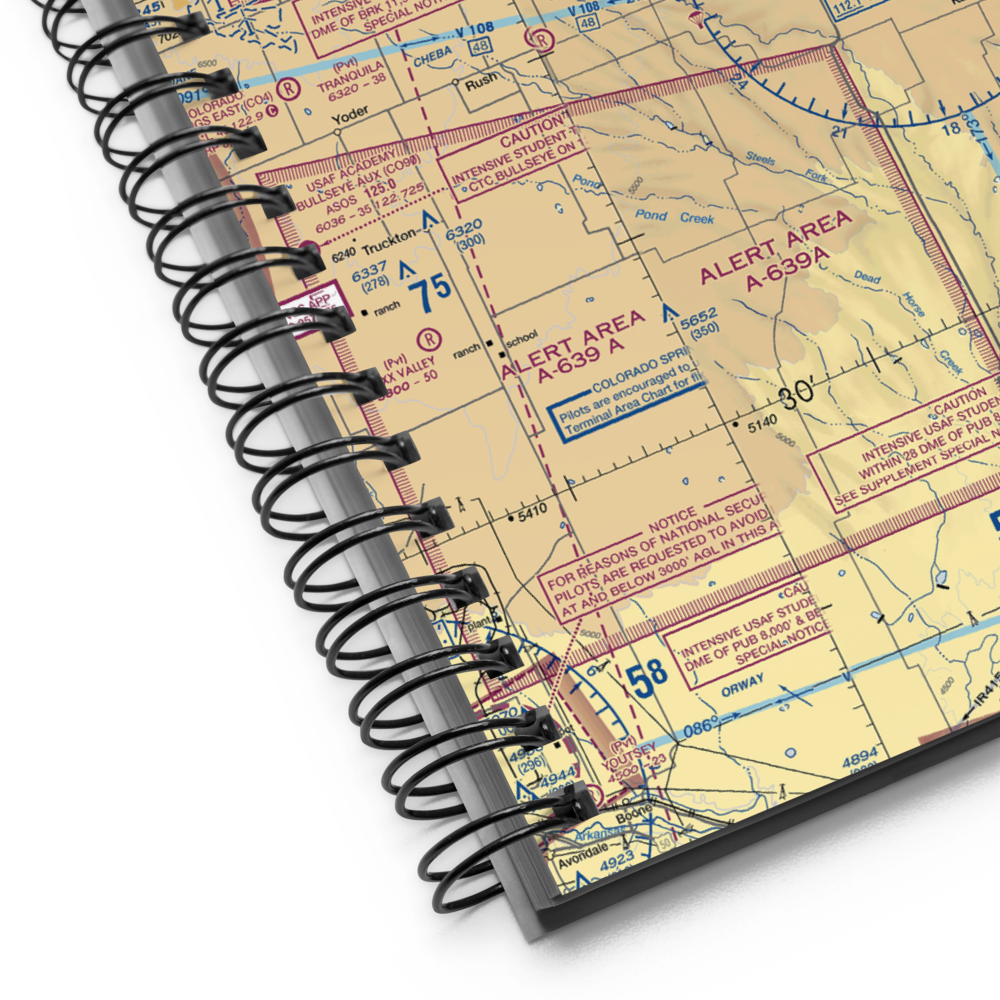 Lone Tree Ranch Airport (35CO) VFR Sectional Notebook 
