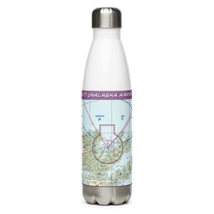 Unalaska Airport (DUT) VFR Sectional Water Bottle