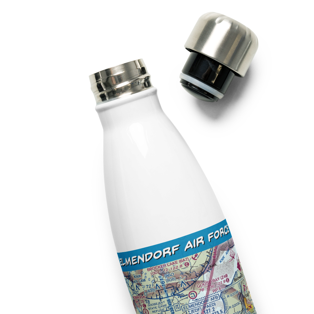 Elmendorf Air Force Base (EDF) VFR Sectional Water Bottle 