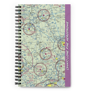 Lone Pine Aerodrome (34KY) VFR Sectional Notebook