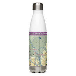 Tin Creek Airport (TNW) VFR Sectional Water Bottle