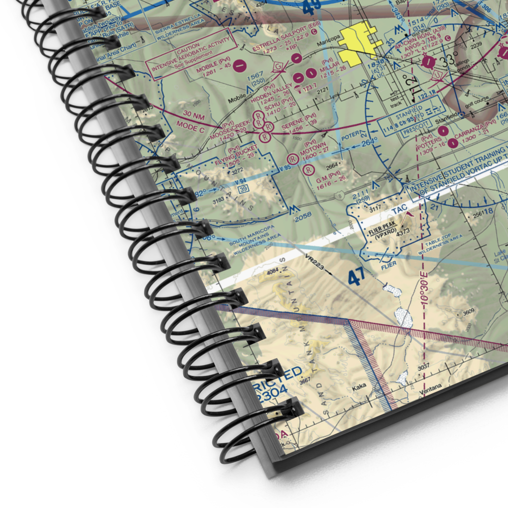 Gila River Memorial Airport (34AZ) VFR Sectional Notebook 
