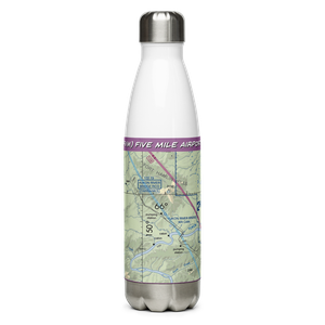 Five Mile Airport (FVM) VFR Sectional Water Bottle