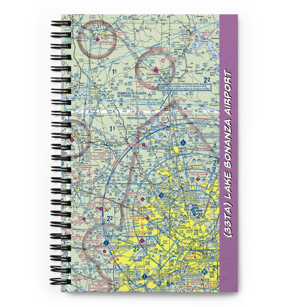 Lake Bonanza Airport (33TA) VFR Sectional Notebook 