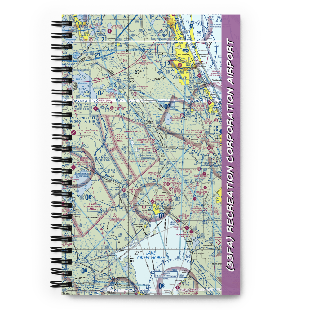 Recreation Corporation Airport (33FA) VFR Sectional Notebook 