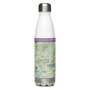 Hughes Airport (HUS) VFR Sectional Water Bottle