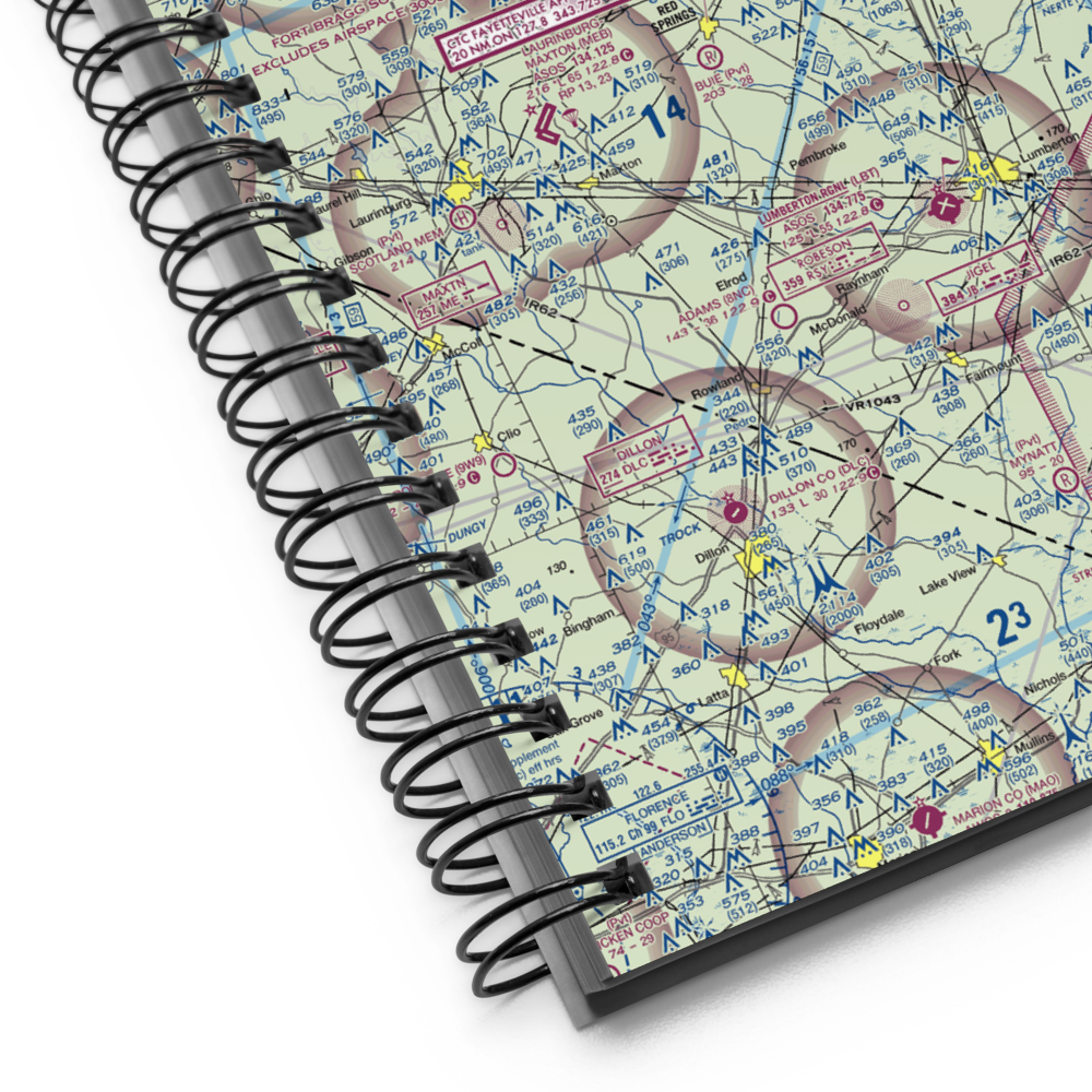Hall Field (32NC) VFR Sectional Notebook 