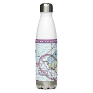 Wales Airport (IWK) VFR Sectional Water Bottle