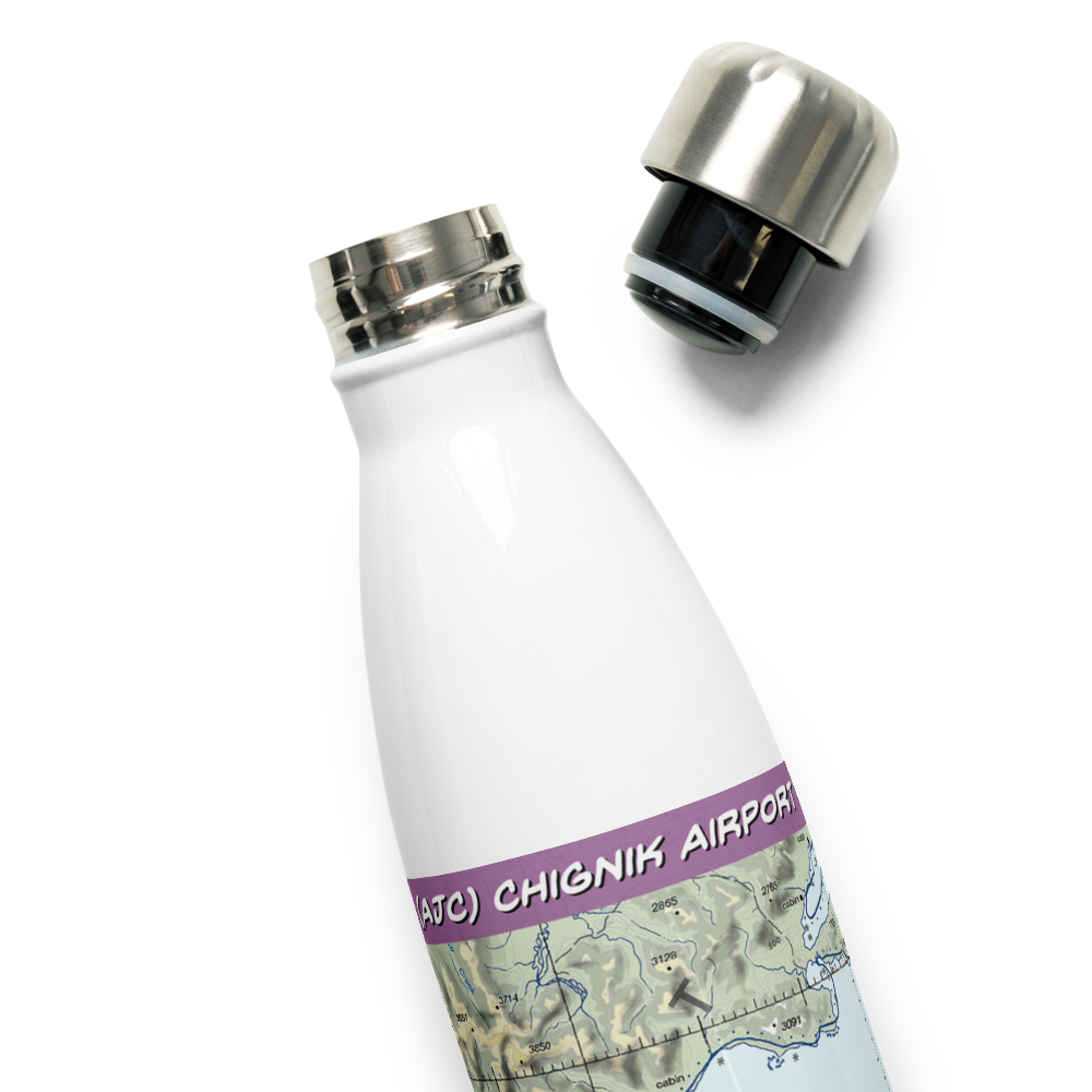 Chignik Airport (AJC) VFR Sectional Water Bottle 