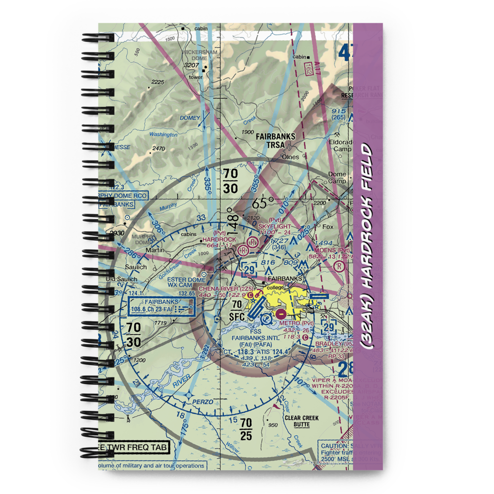 Hardrock Field (32AK) VFR Sectional Notebook 