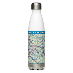 King Salmon Airport (AKN) VFR Sectional Water Bottle