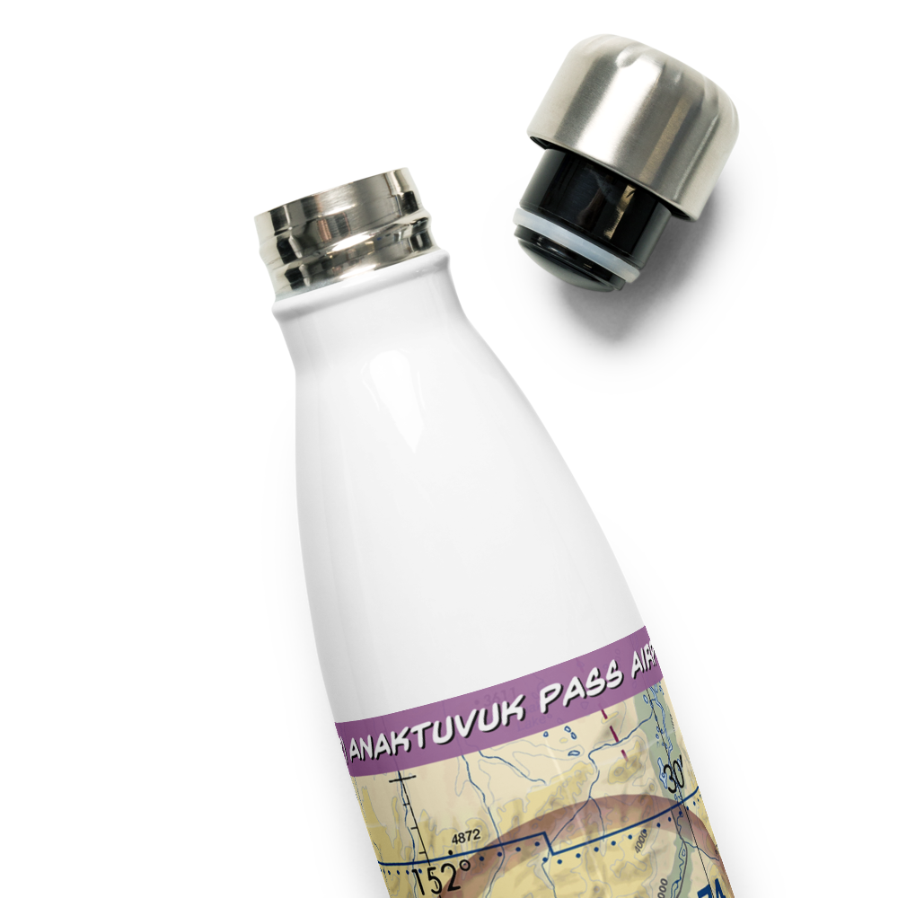 Anaktuvuk Pass Airport (AKP) VFR Sectional Water Bottle 