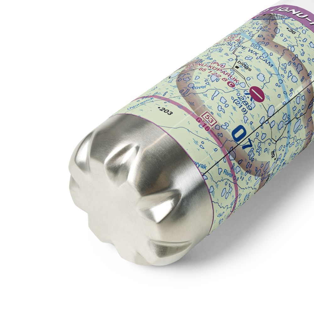 Ugnu-Kuparuk Airport (UBW) VFR Sectional Water Bottle 