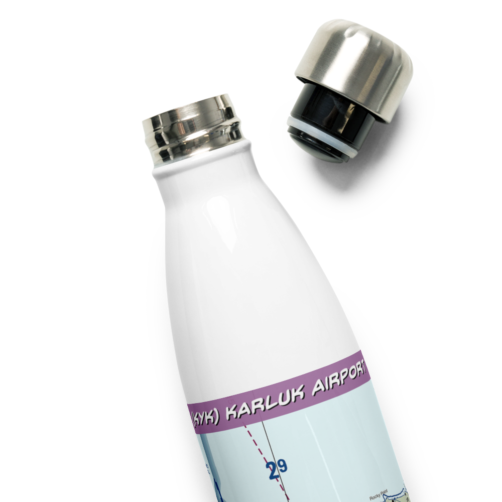 Karluk Airport (KYK) VFR Sectional Water Bottle 