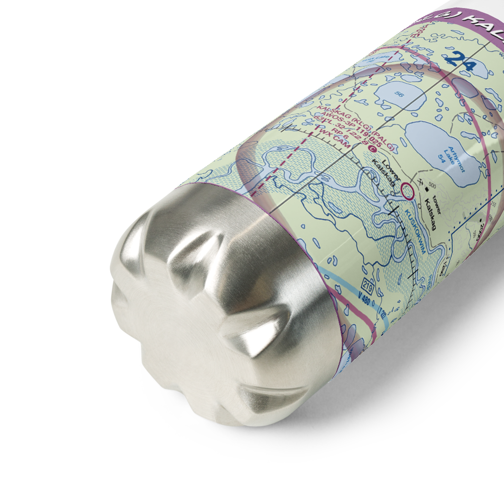 Kalskag Airport (KLG) VFR Sectional Water Bottle 