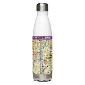 Chandalar Lake Airport (WCR) VFR Sectional Water Bottle