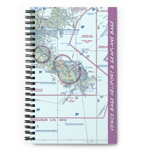 Venice Base Heliport & Seaplane Base (30LA) VFR Sectional Notebook