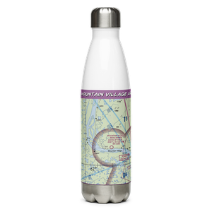 Mountain Village Airport (MOU) VFR Sectional Water Bottle