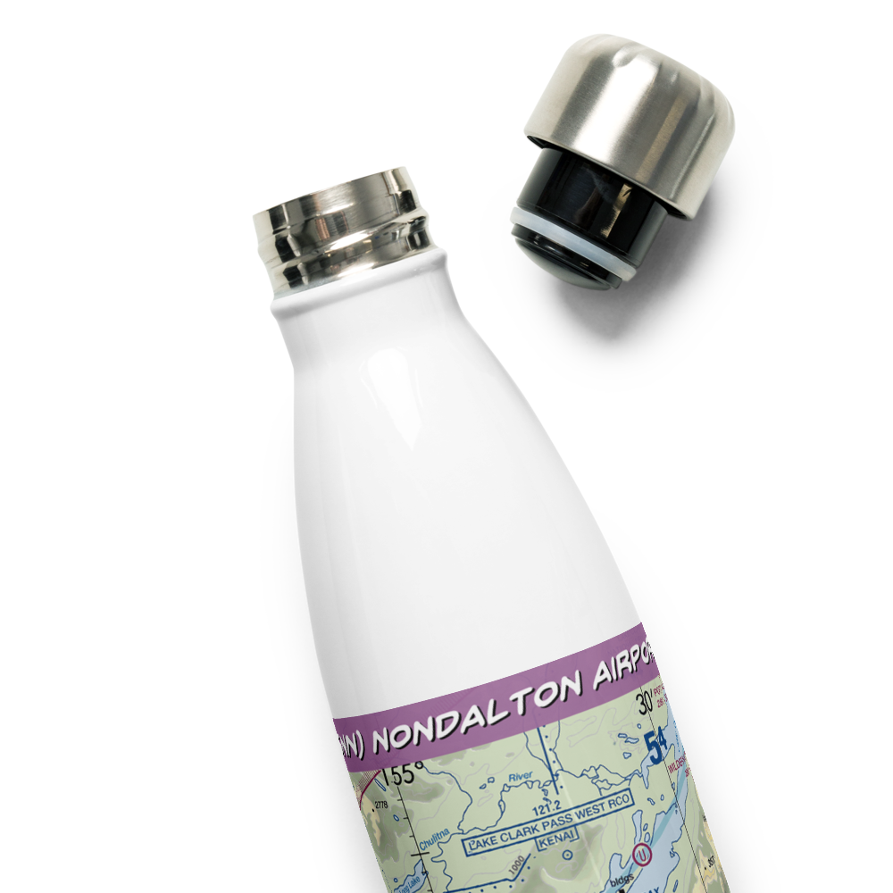 Nondalton Airport (5NN) VFR Sectional Water Bottle 