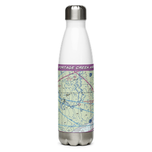 Portage Creek Airport (A14) VFR Sectional Water Bottle