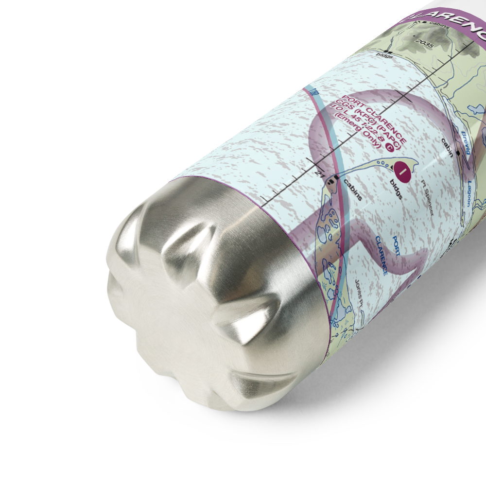 Port Clarence Coast Guard Station (KPC) VFR Sectional Water Bottle 