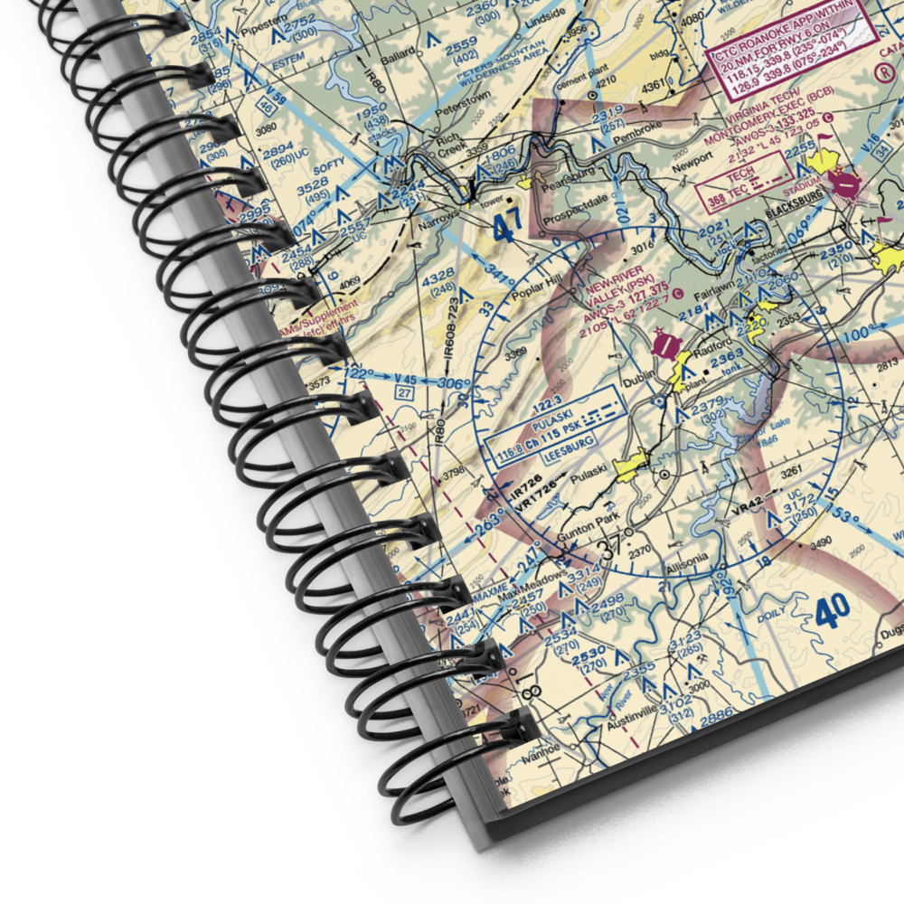 Willow Bend Airport (2WV5) VFR Sectional Notebook 