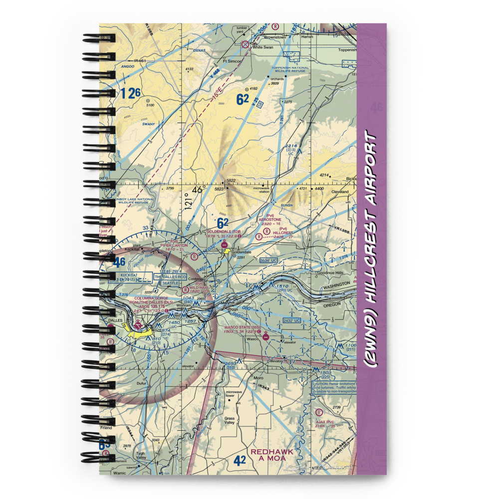 Hillcrest Airport (2WN9) VFR Sectional Notebook 