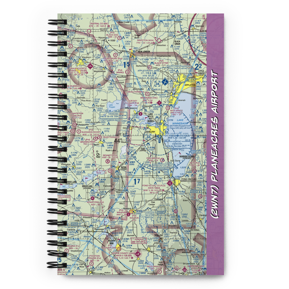 Planeacres Airport (2WN7) VFR Sectional Notebook 