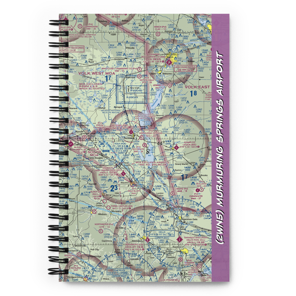 Murmuring Springs Airport (2WN5) VFR Sectional Notebook 