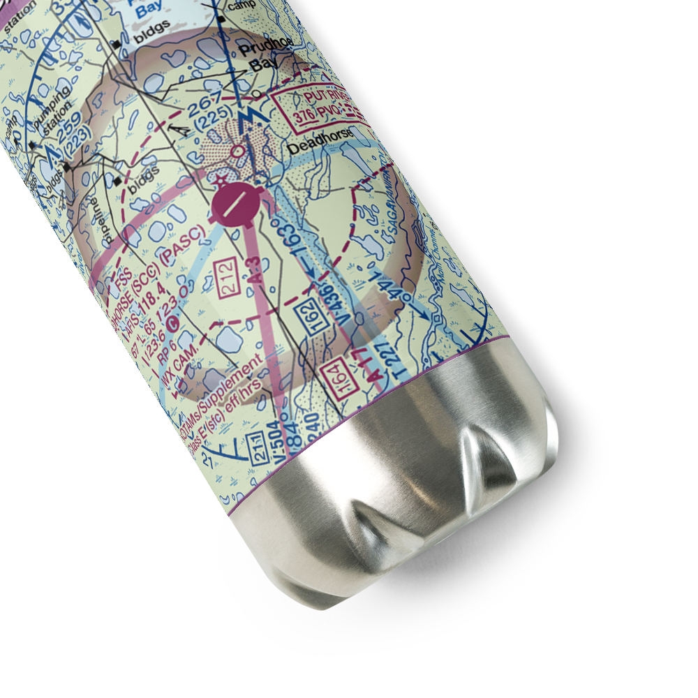 Deadhorse Airport (SCC) VFR Sectional Water Bottle 