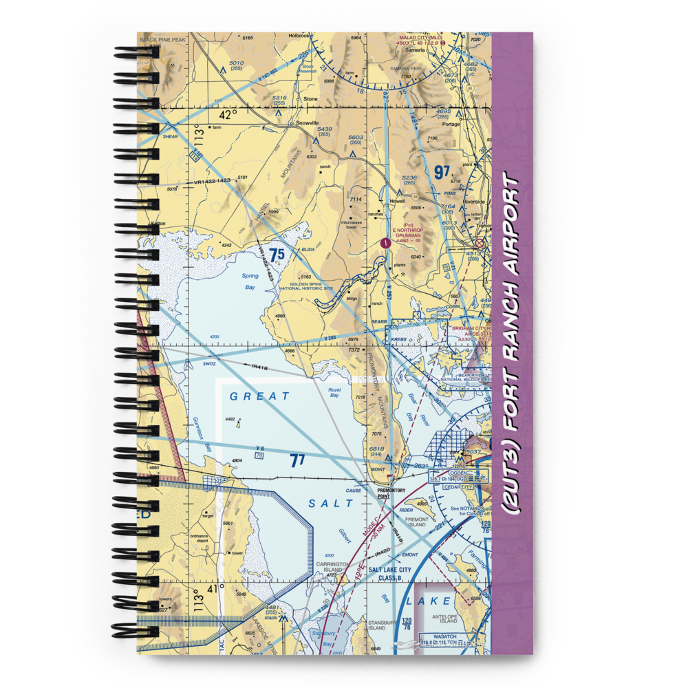 Fort Ranch Airport (2UT3) VFR Sectional Notebook 