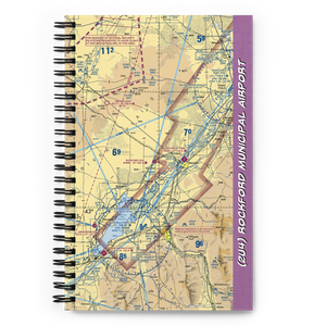 Rockford Municipal Airport (2U4) VFR Sectional Notebook