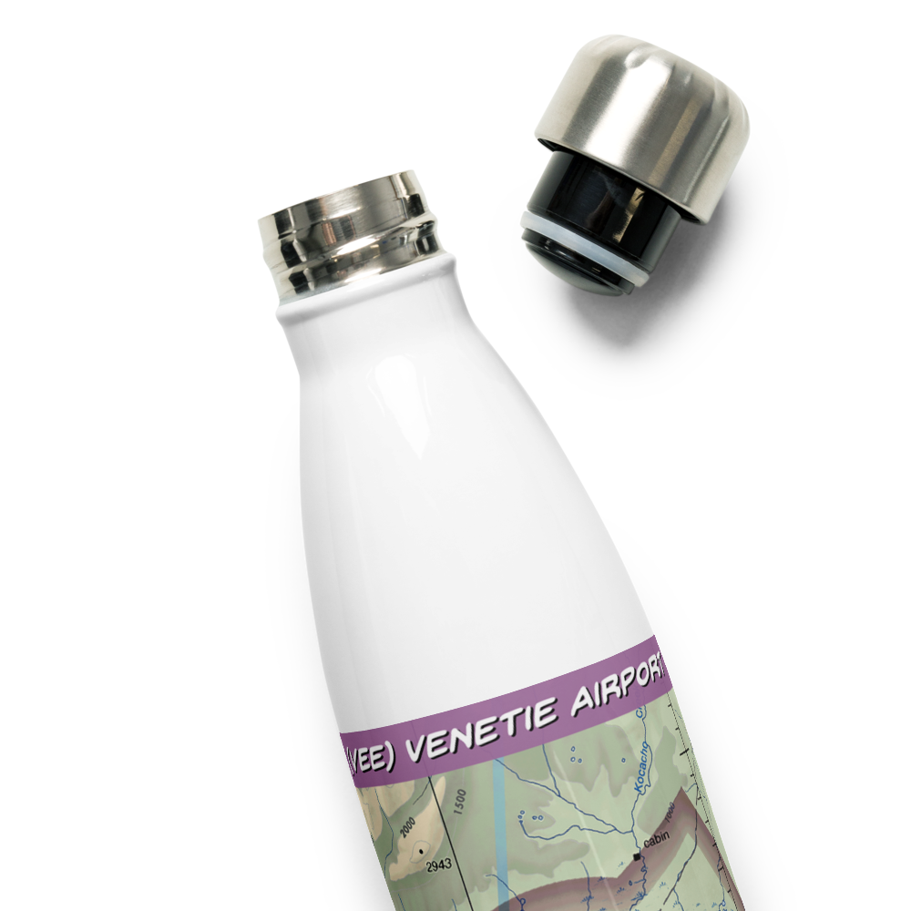 Venetie Airport (VEE) VFR Sectional Water Bottle 