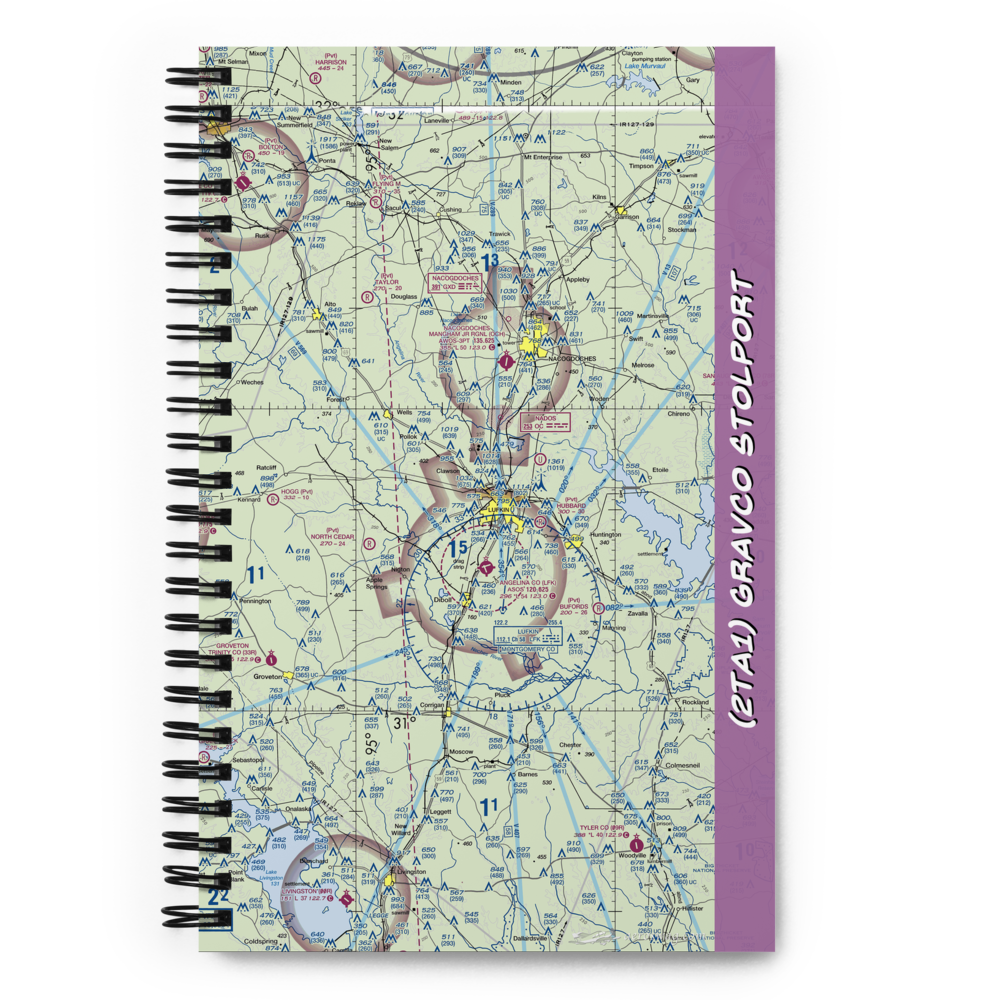 Gravco STOLport (2TA1) VFR Sectional Notebook 