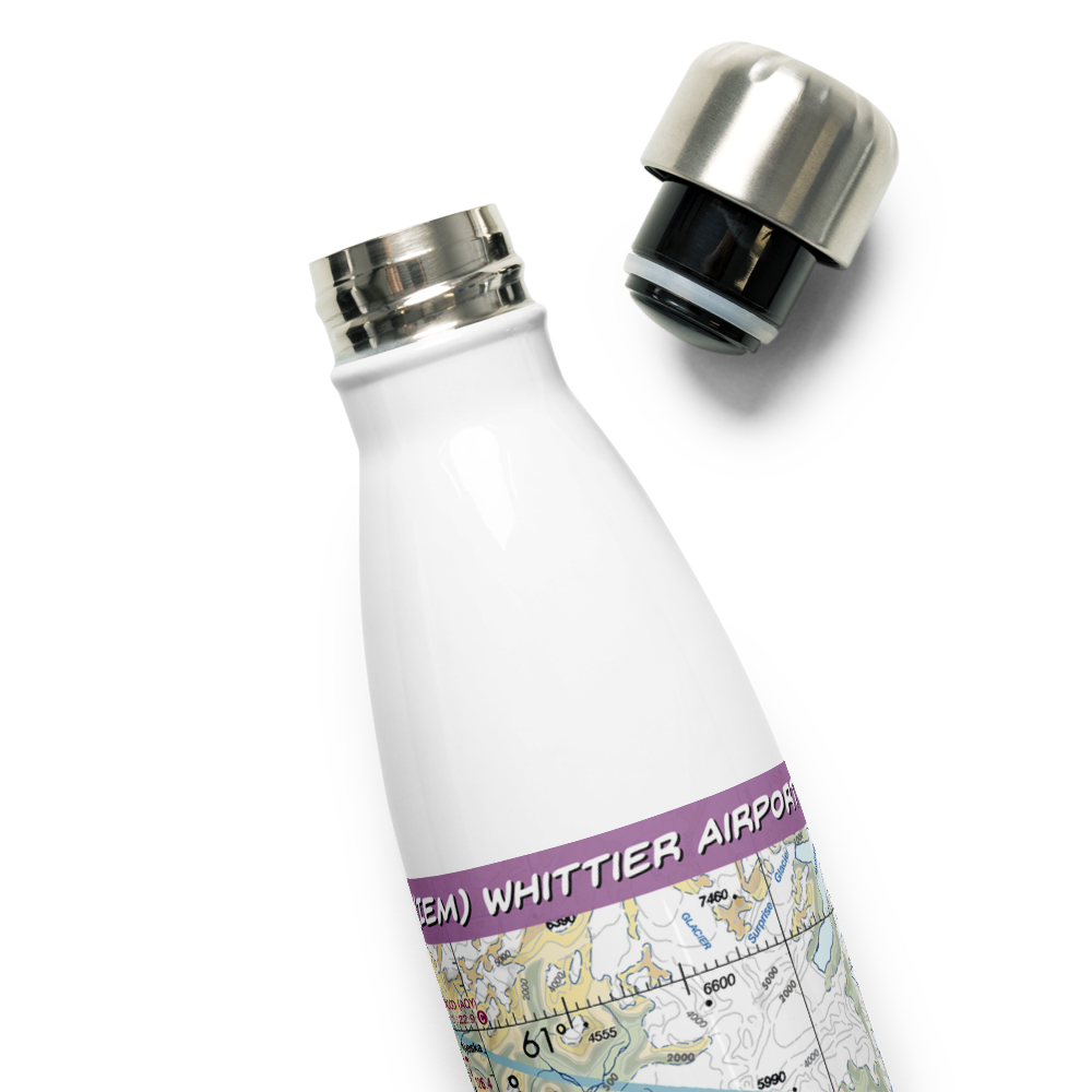 Whittier Airport (IEM) VFR Sectional Water Bottle 