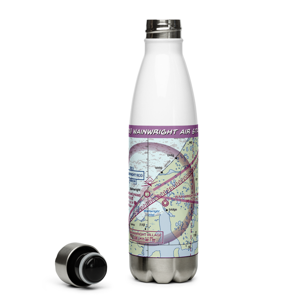 Wainwright Air Station (AK03) VFR Sectional Water Bottle 
