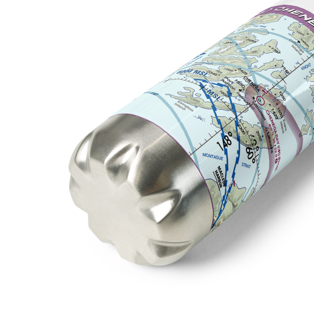 Chenega Bay Airport (C05) VFR Sectional Water Bottle 