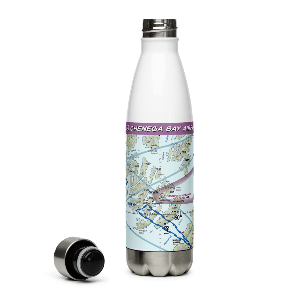 Chenega Bay Airport (C05) VFR Sectional Water Bottle 