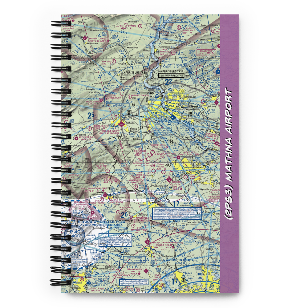 Mathna Airport (2PS3) VFR Sectional Notebook 