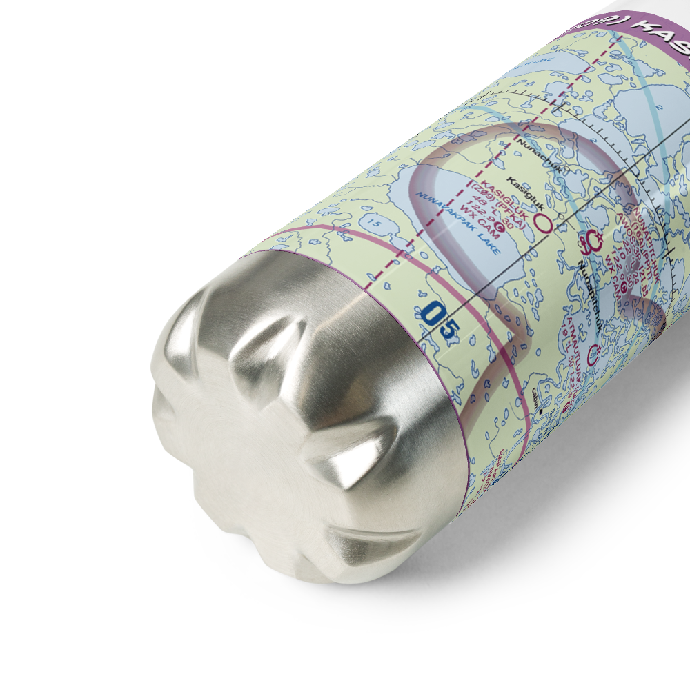 Kasigluk Airport (Z09) VFR Sectional Water Bottle 