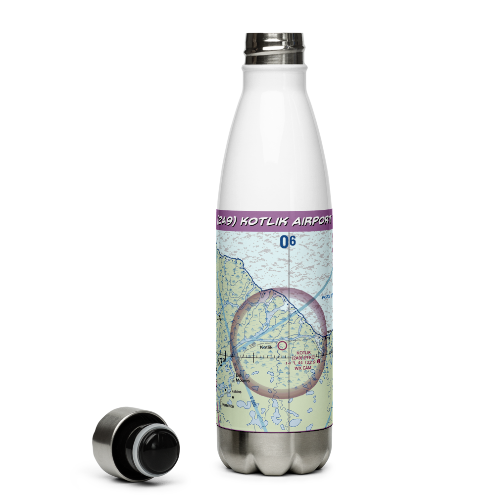 Kotlik Airport (2A9) VFR Sectional Water Bottle 
