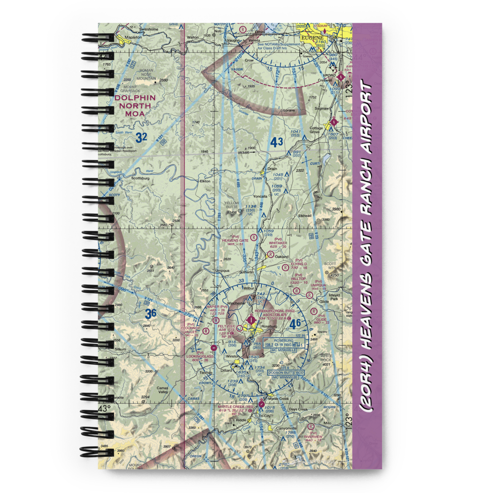Heavens Gate Ranch Airport (2OR4) VFR Sectional Notebook 