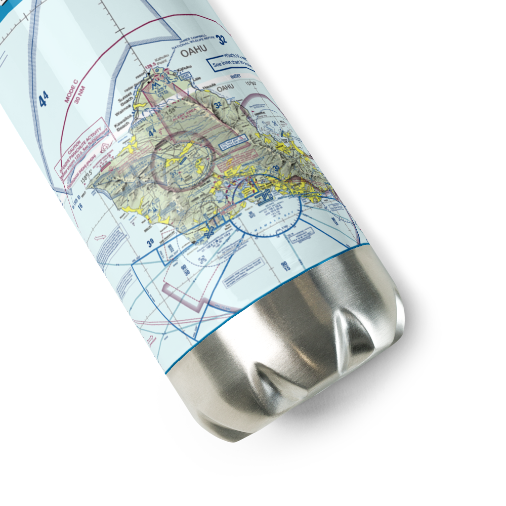 Wheeler Army Airfield (HHI) VFR Sectional Water Bottle 