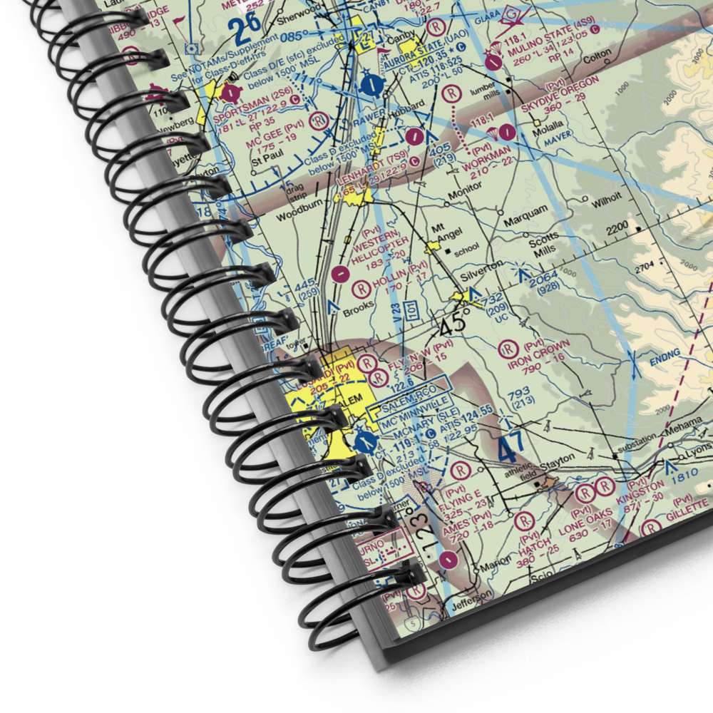 Nielsen Airport (2OR0) VFR Sectional Notebook 