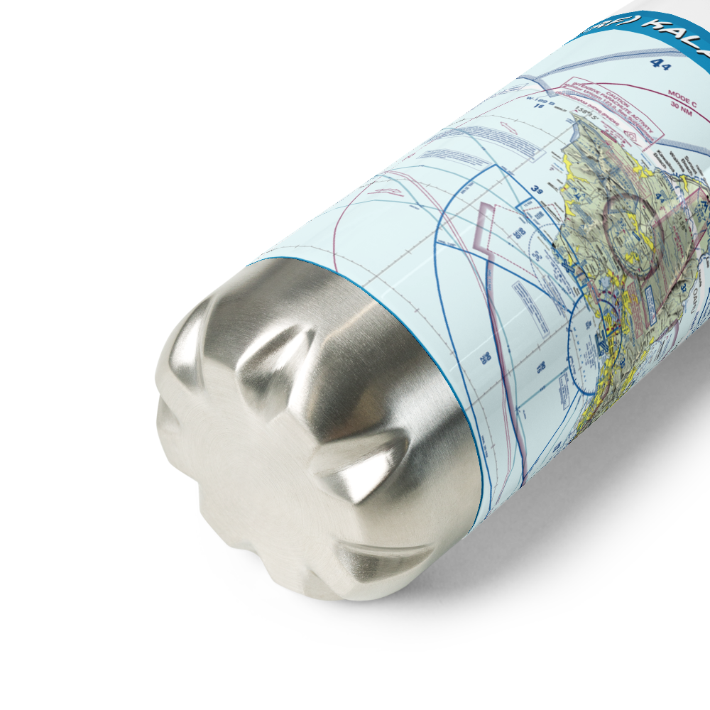 Kalaeloa Airport (JRF) VFR Sectional Water Bottle 
