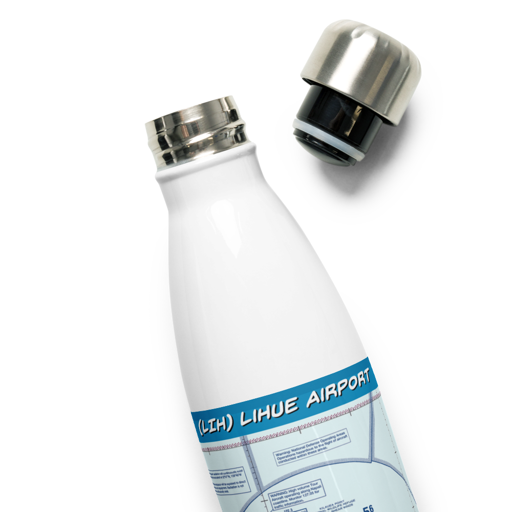 Lihue Airport (LIH) VFR Sectional Water Bottle 