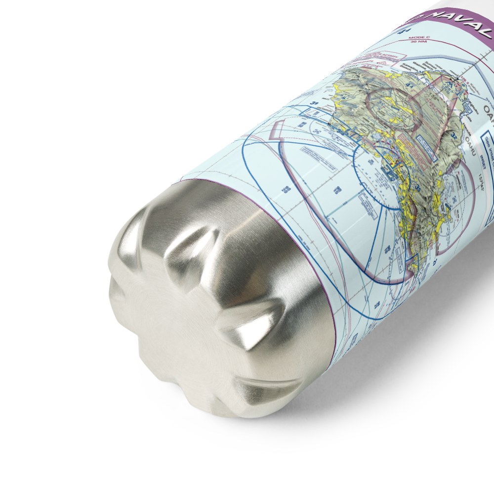 Ford Island Naval Auxiliary Landing Field (NPS) VFR Sectional Water Bottle 