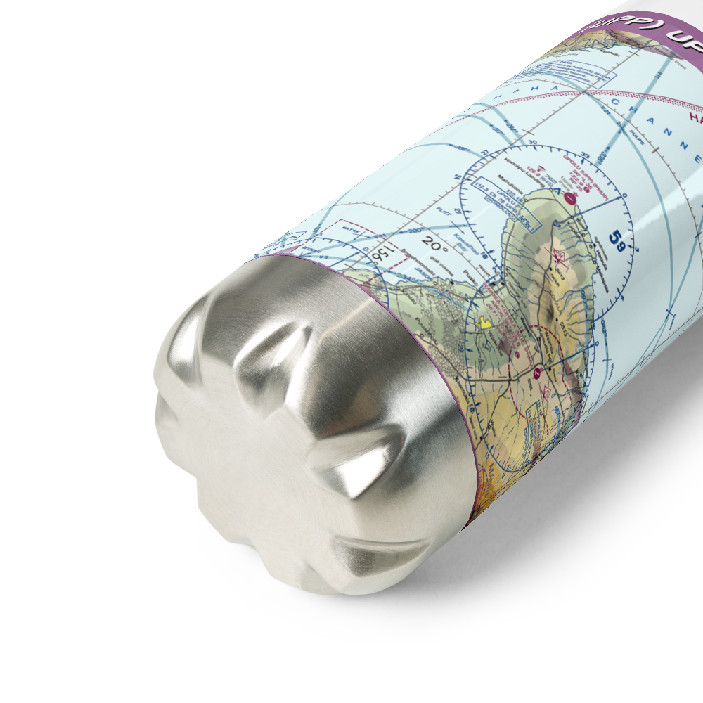 Upolu Airport (UPP) VFR Sectional Water Bottle 