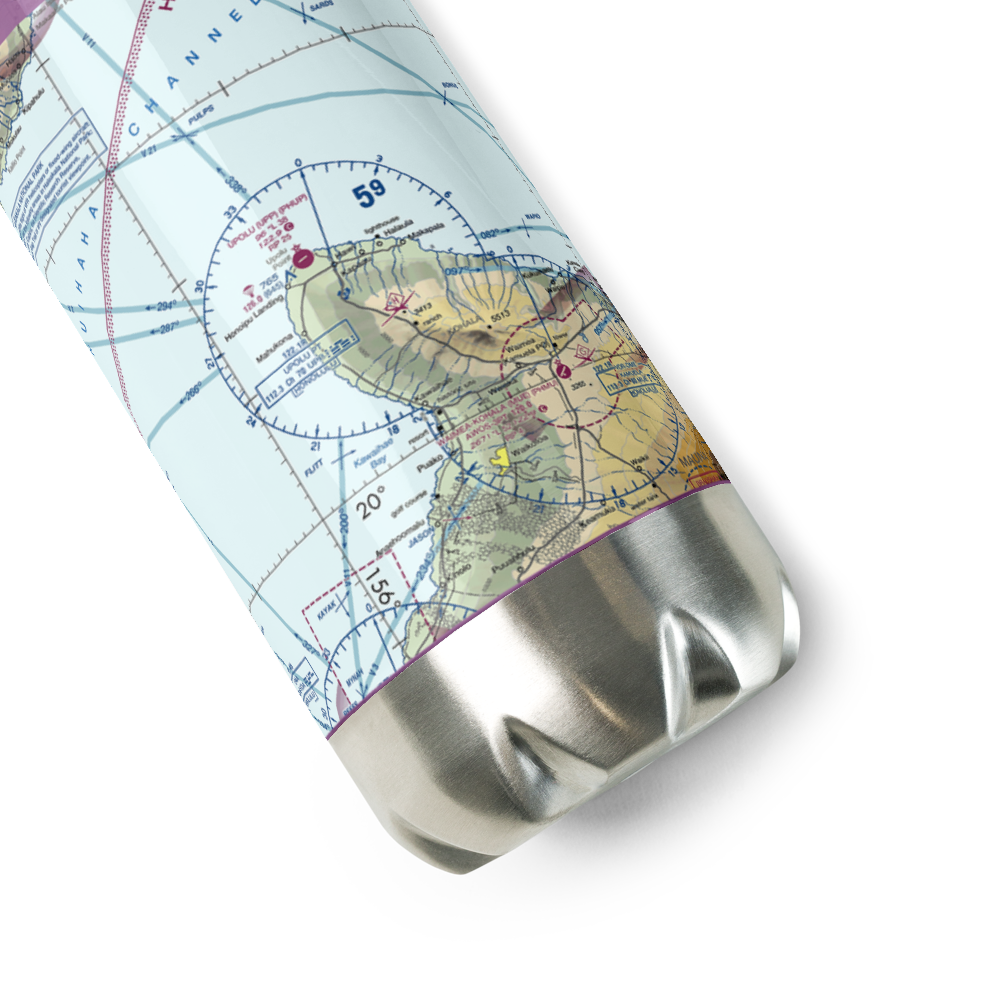 Upolu Airport (UPP) VFR Sectional Water Bottle 